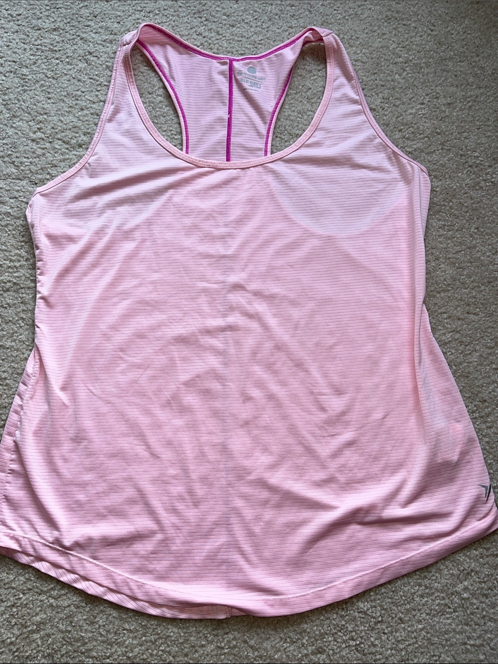 Old Navy Pink Racerback Tank Top